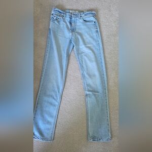 Hollister Men's Blue Jeans 28x34l Slim Straight
